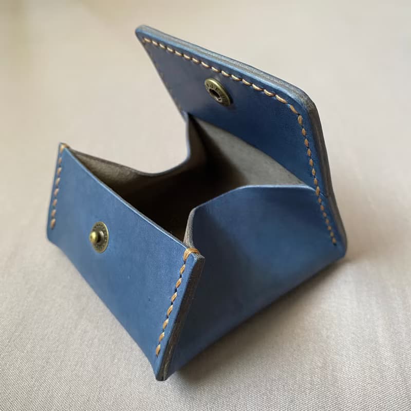 植鞣方盒零錢包