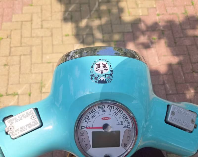 Taiwan獨家達磨だるま 車貼 文具 筆電 手機殼 行李箱 貼紙