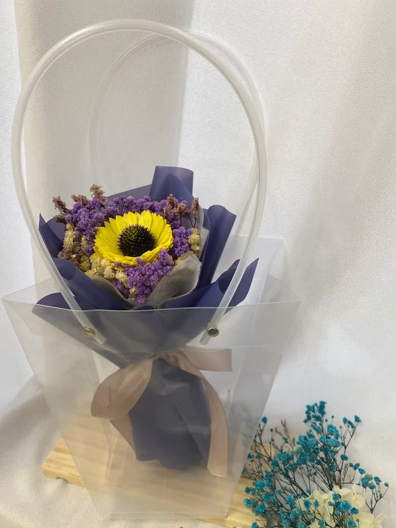 可擴香向日葵花束 畢業花束 畢業禮物 生日禮物 永生花束