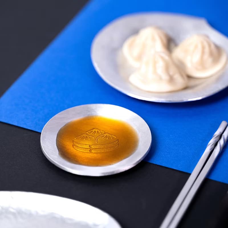 【職人金工系列】浮雕醬料碟系列禮盒 - 三入組