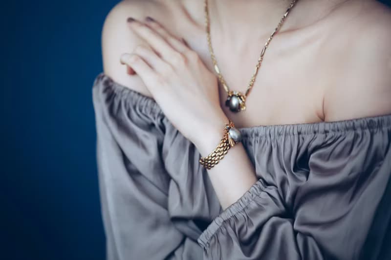 COR-DATE / 淘氣手鍊 / 灰珍珠