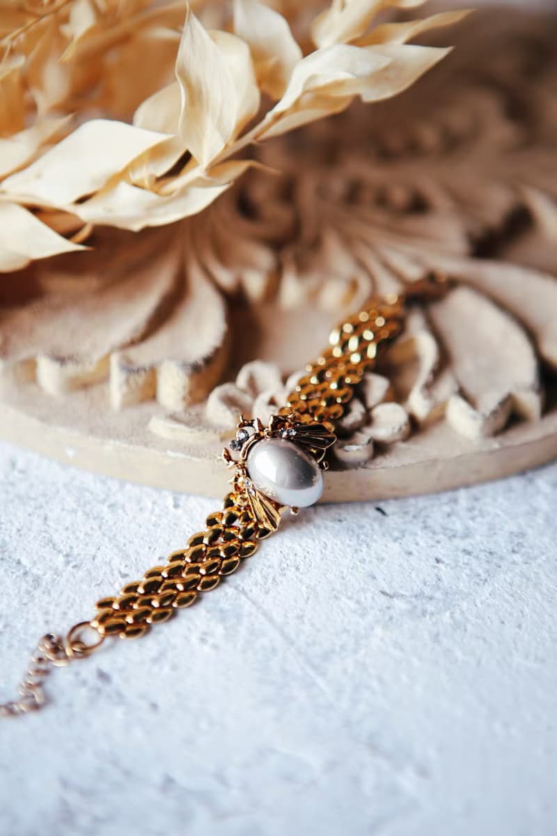 COR-DATE / 淘氣手鍊 / 灰珍珠