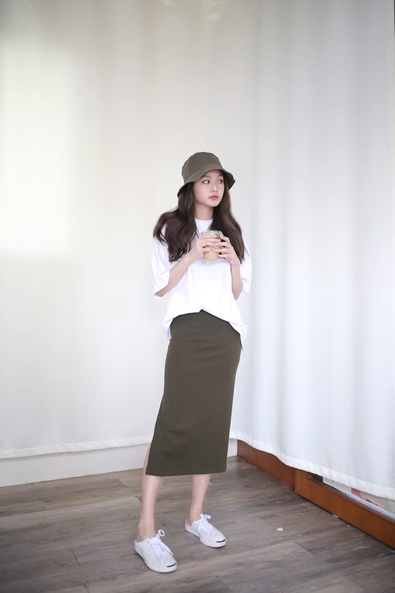Tulip Skirt - Olive