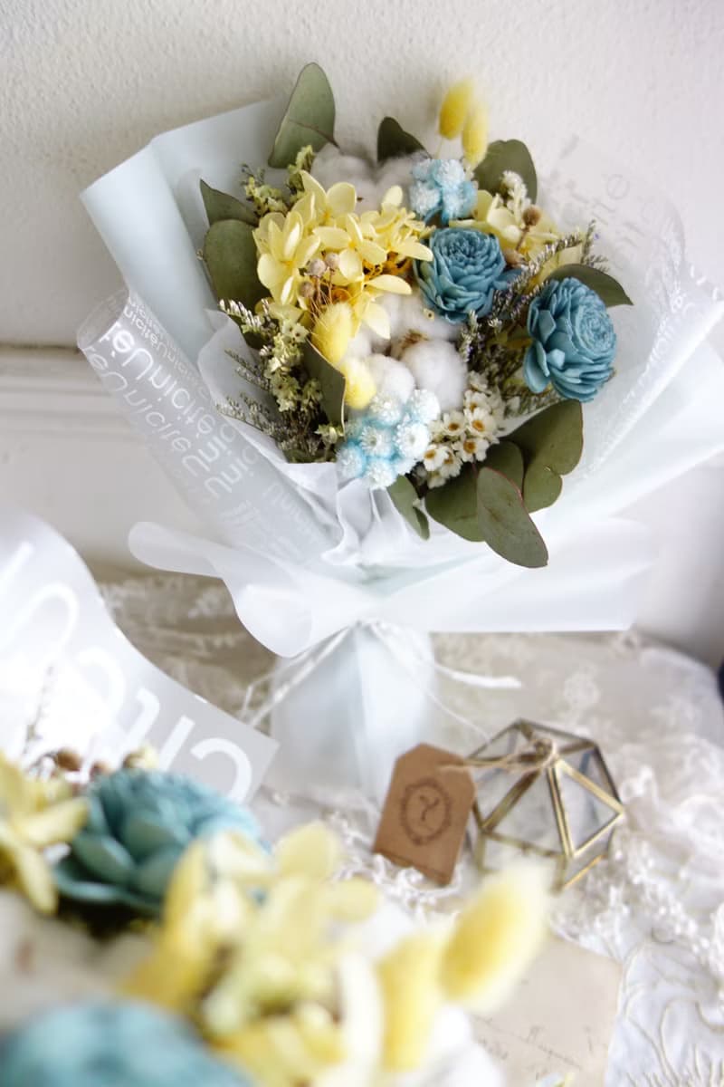 花束-盛夏的豔陽/韓式花束/畢業花束/生日/情人節