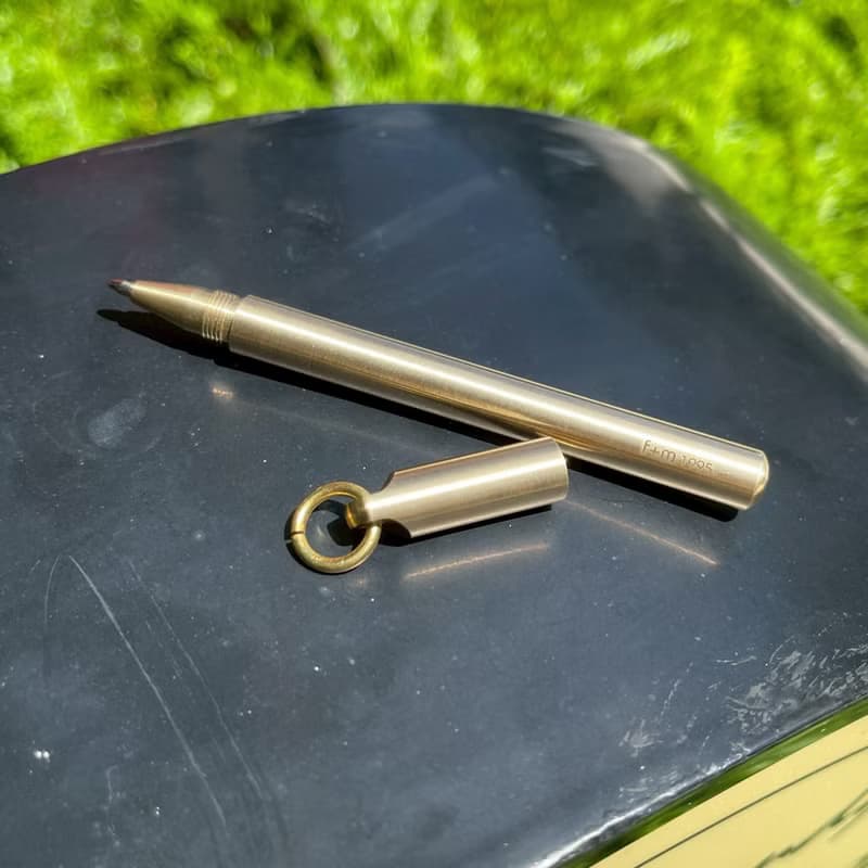 f+m黃銅掛環圓珠筆0.7 /小巧 質感 便攜 好寫