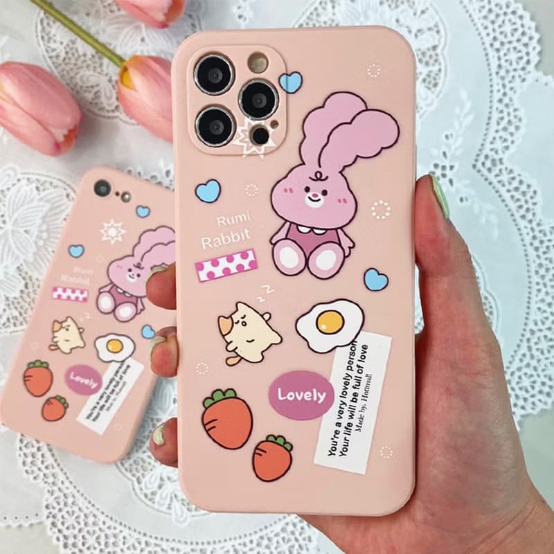Lovely Rumi Pink Mobile phone case Silicone Protective Case