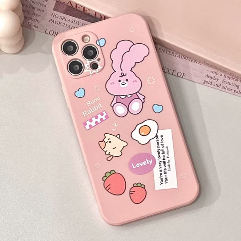 Lovely Rumi Pink Mobile phone case Silicone Protective Case