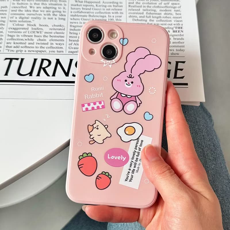 Lovely Rumi Pink Mobile phone case Silicone Protective Case