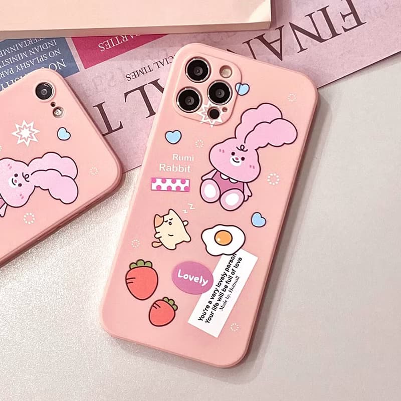 Lovely Rumi Pink Mobile phone case Silicone Protective Case