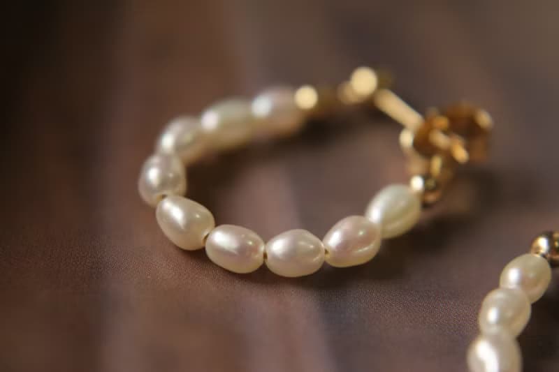 快速出貨 耳環 珍珠 - 維納斯 -