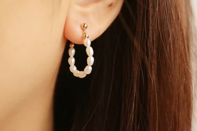 快速出貨 耳環 珍珠 - 維納斯 -