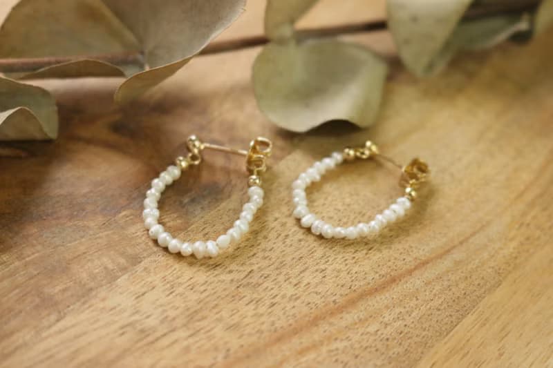 快速出貨 耳環 珍珠 - 維納斯 -