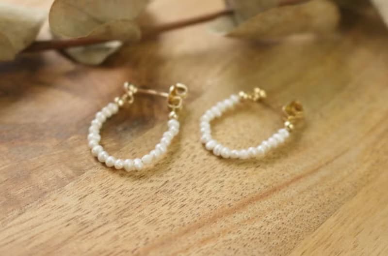 快速出貨 耳環 珍珠 - 維納斯 -