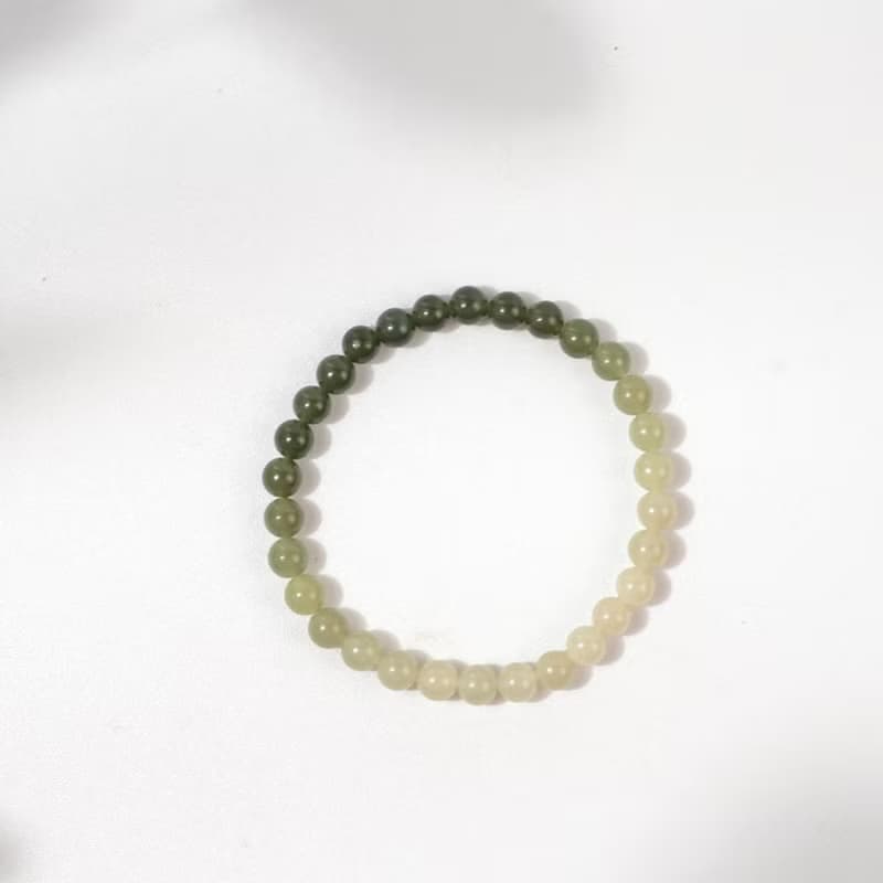 【無瑕】碧青山水-和田青玉手鍊