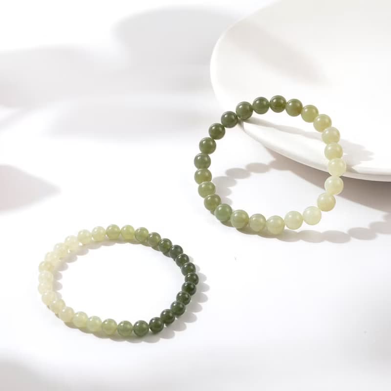 【無瑕】碧青山水-和田青玉手鍊