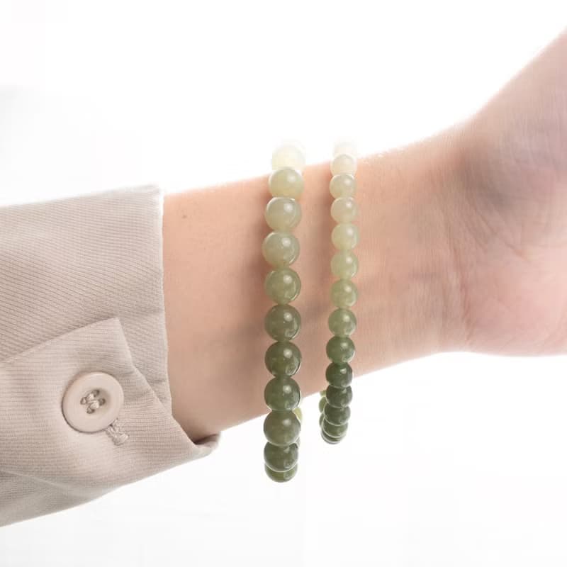 【無瑕】碧青山水-和田青玉手鍊