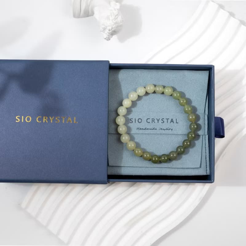 【無瑕】碧青山水-和田青玉手鍊