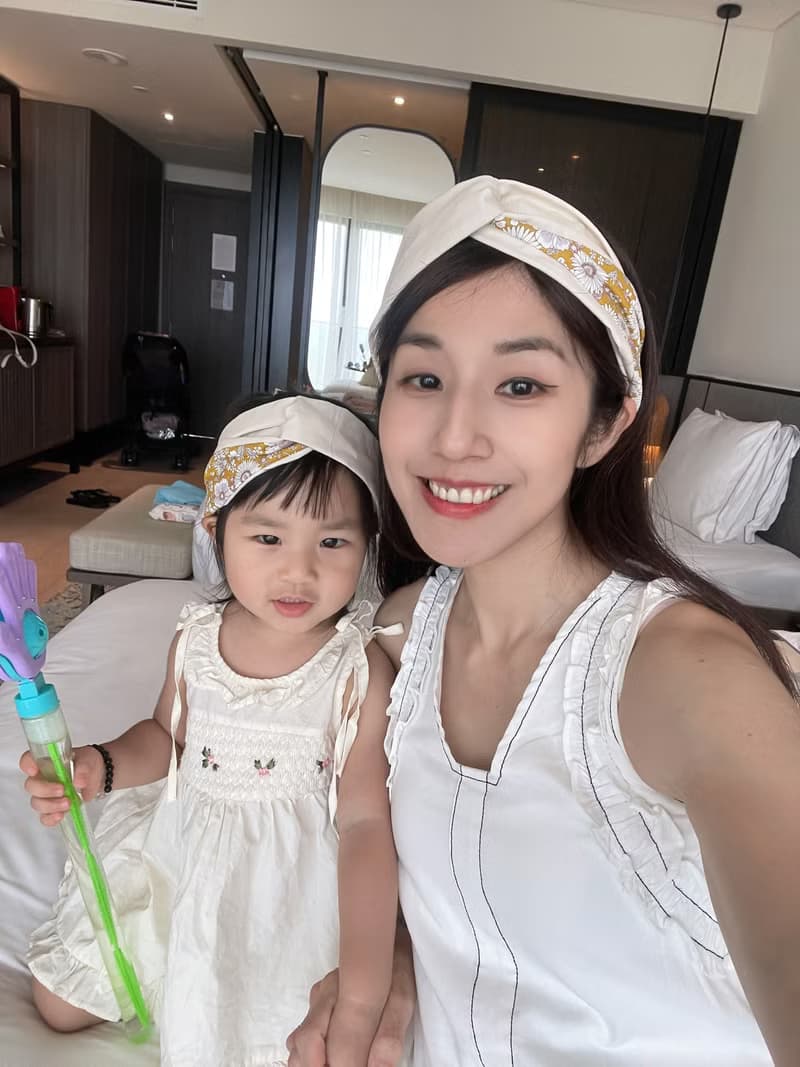 午後花園 親子髮帶 寶寶髮帶 手作