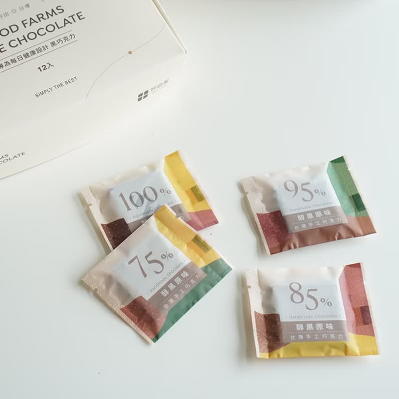 黑巧克力薄片 綜合12入嚐鮮盒
