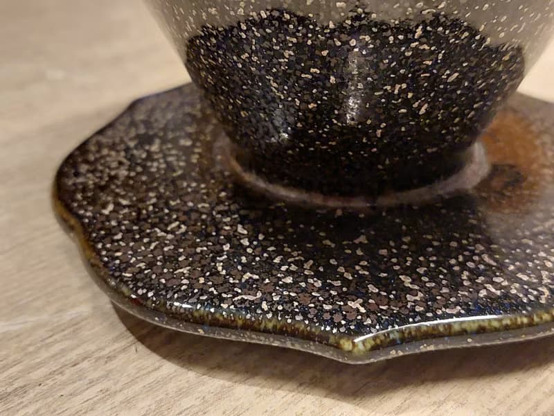 【送禮好物】葉師傅試釉版 自然釉咖啡濾杯 V50 鶯歌燒