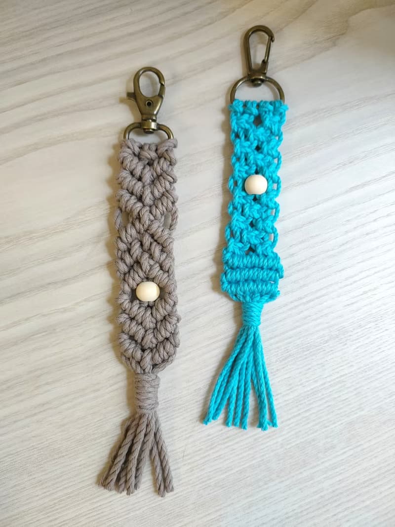 【波光粼粼】macrame 編織掛飾 鑰匙圈 吊飾禮物  畢業禮物