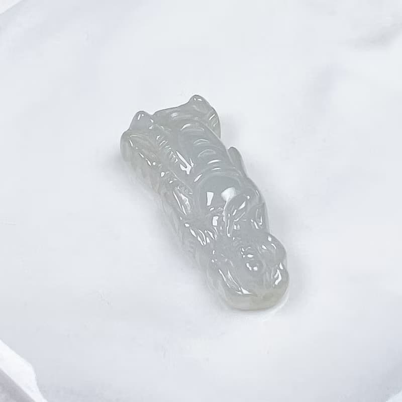 冰種翡翠關公 | 天然緬甸A貨翡翠 | 送禮