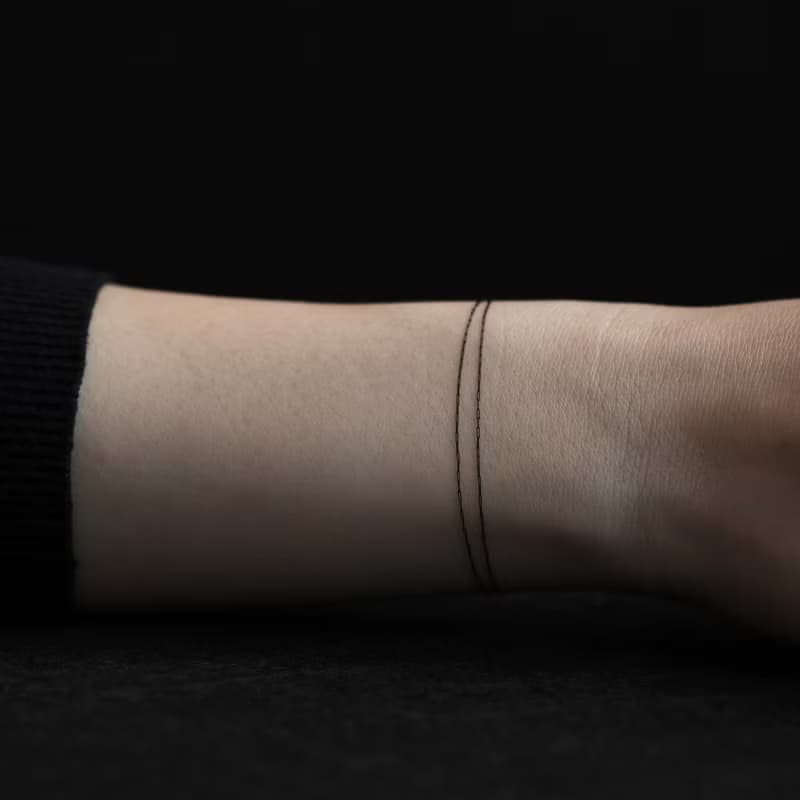 moorigin Tattoo手鍊 (雙鍊款) | 醫療鋼・抗過敏・可洗澡