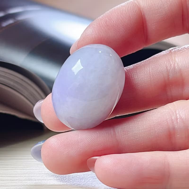 紫羅蘭翡翠蛋面   | 天然緬甸玉A貨翡翠 | 送禮