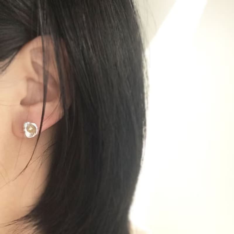 K14gf Keshi Pearl Earrings