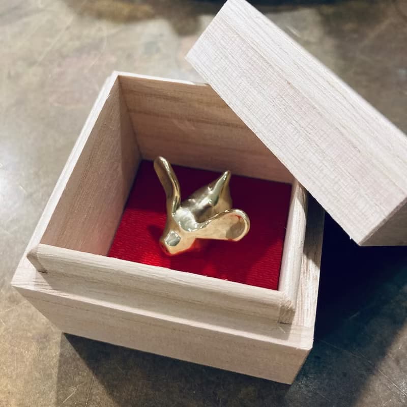 長耳金豬~青冶金工手作的詩限量療癒發財金豬,限量10隻,特價中