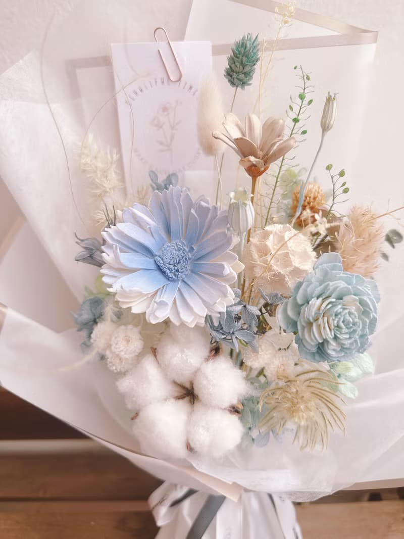 畢業花束、永生花花束、不凋花花束、乾燥花束、香氛花束、花束
