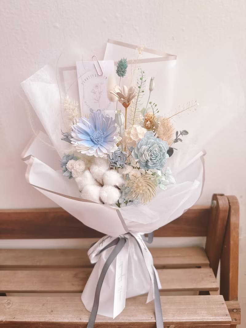 畢業花束、永生花花束、不凋花花束、乾燥花束、香氛花束、花束