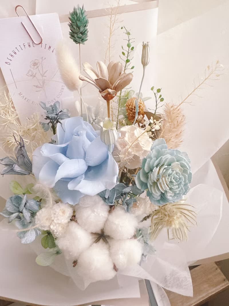 畢業花束、永生花花束、不凋花花束、乾燥花束、香氛花束、花束