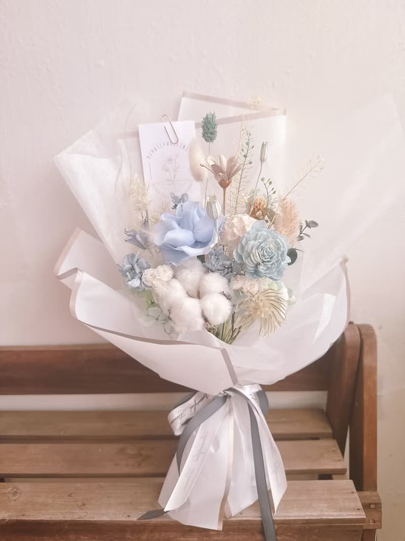 畢業花束、永生花花束、不凋花花束、乾燥花束、香氛花束、花束