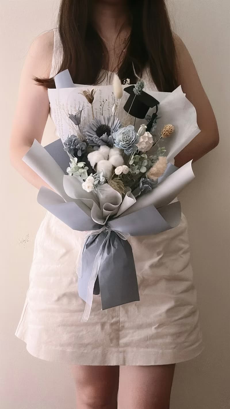 畢業花束、永生花花束、不凋花花束、乾燥花束、香氛花束、花束