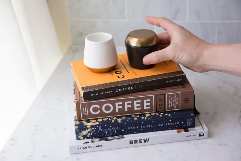 【FELLOW】Junior 雙層陶瓷小咖啡杯 2.3oz - 霧面白 (2入)