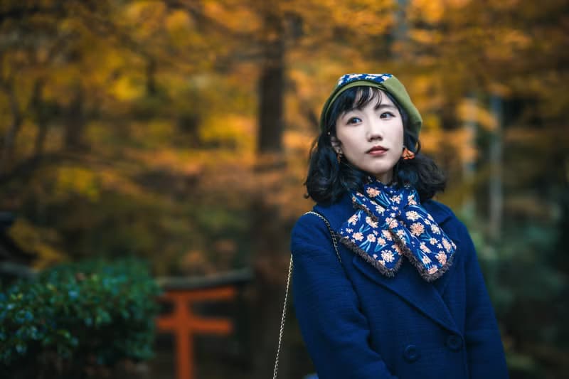 【金木犀】毛料短圍巾/圍脖