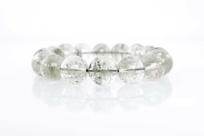 寶麗金珠寶-天然綠幽靈水晶手珠