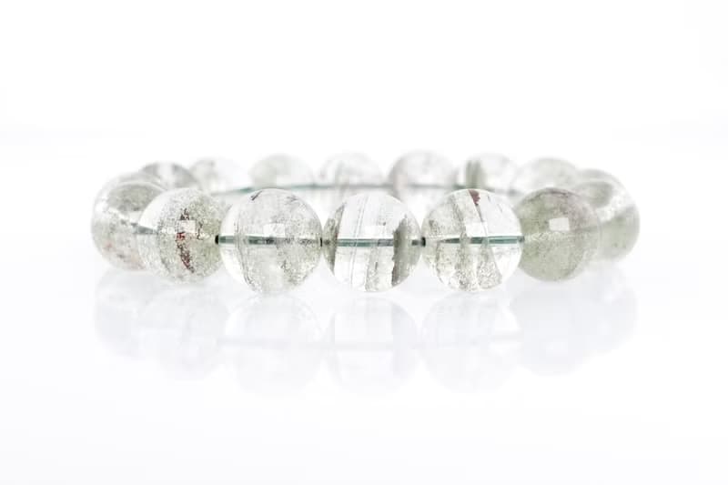 寶麗金珠寶-天然綠幽靈水晶手珠