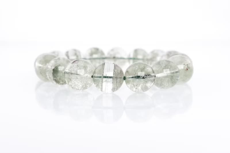 寶麗金珠寶-天然綠幽靈水晶手珠