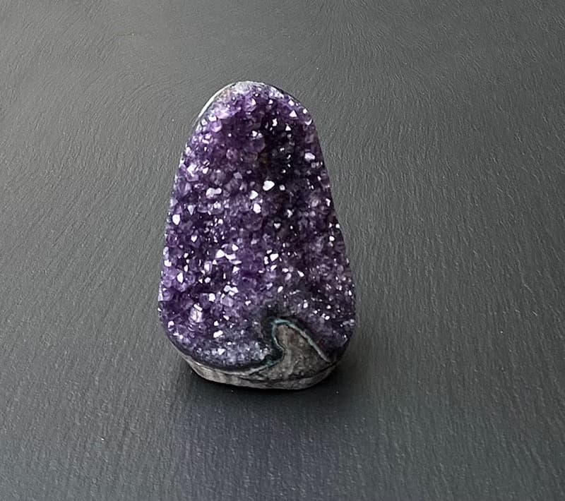 招財開運-天然原礦滿天星紫晶柱鎮 紫水晶 消磁手鍊 快速出貨