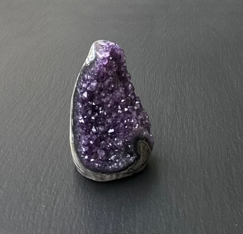 招財開運-天然原礦滿天星紫晶柱鎮 紫水晶 消磁手鍊 快速出貨