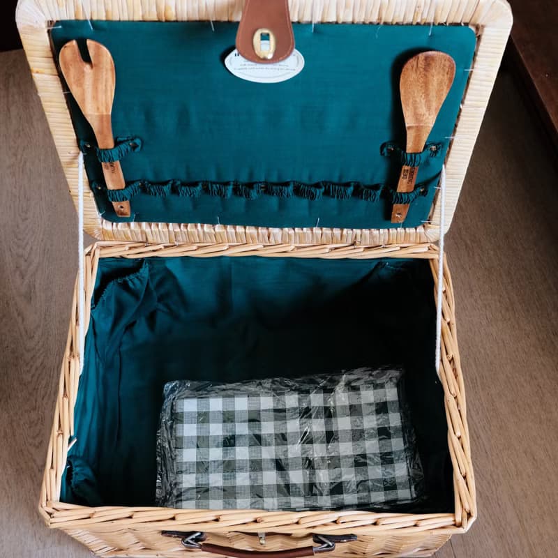 日本HUMMING BIRD藤編野餐套組