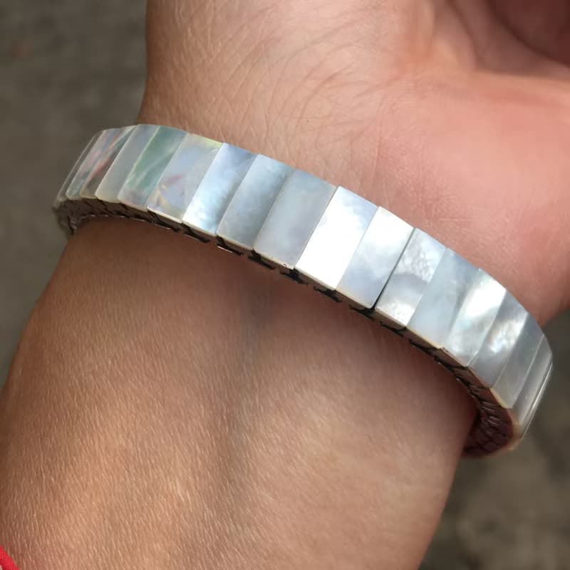 【Lost and find】簡約感 天然石 貝母 手錶中的手錶