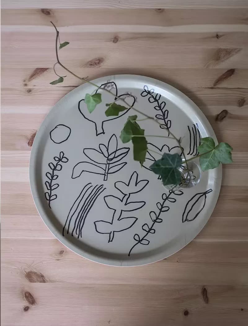 MOGU TAKAHASHI - 聯名圓型托盤 - BOTANIC TRAY,  (38cm)