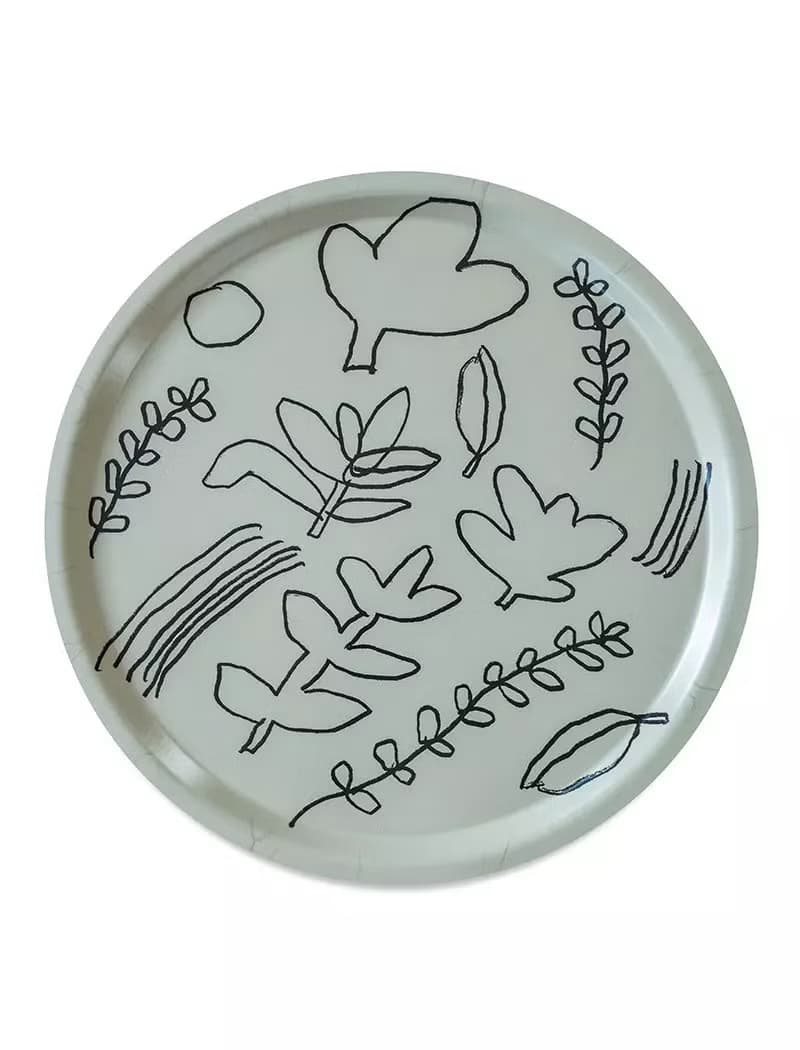 MOGU TAKAHASHI - 聯名圓型托盤 - BOTANIC TRAY,  (38cm)