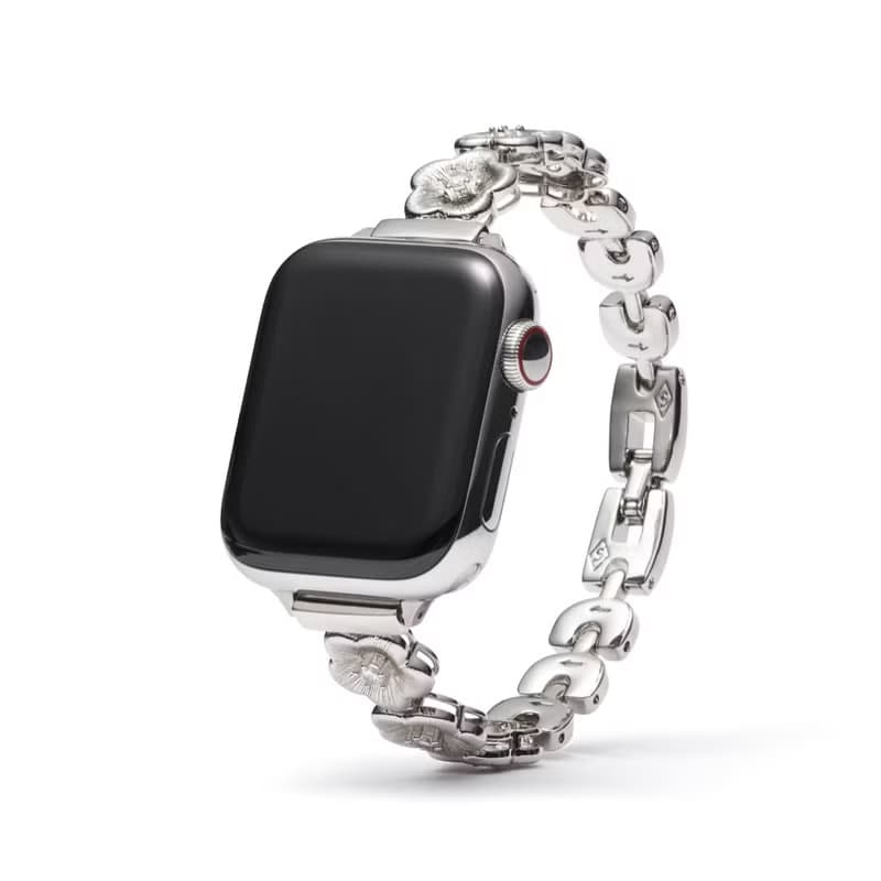 A.金属花朵手表表带