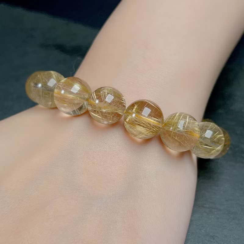 天然鈦金水晶手珠| 天然水晶 | 送禮