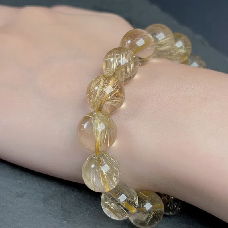 天然鈦金水晶手珠| 天然水晶 | 送禮