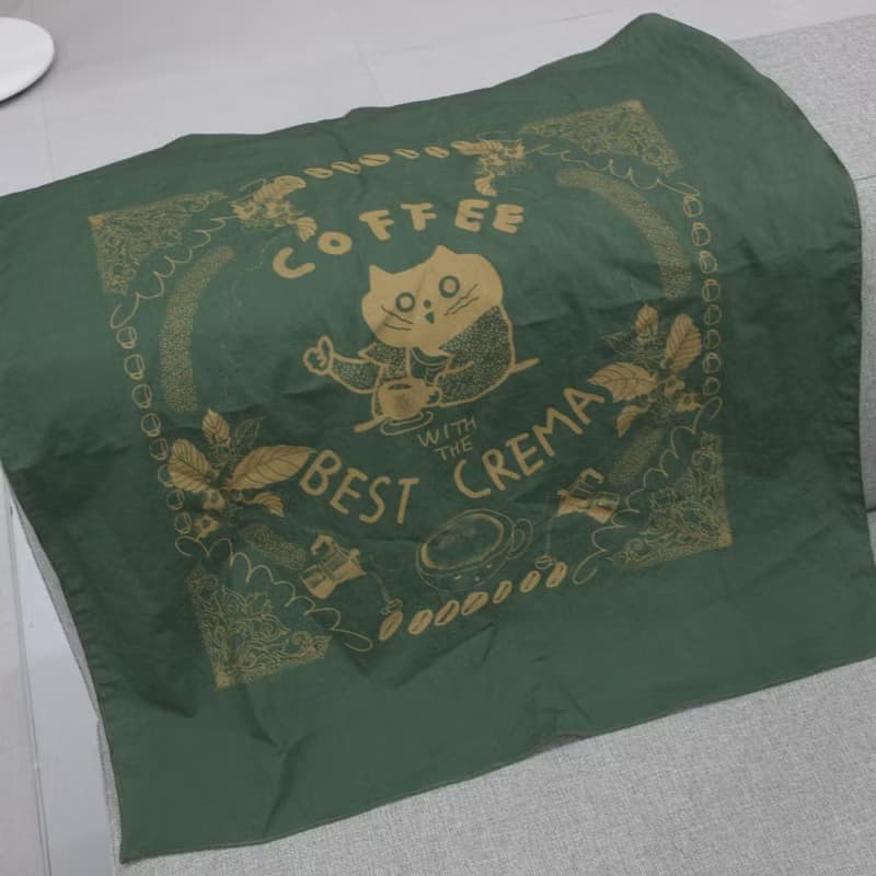 (JayeonStore Silk Screen Bandana Project) Coffee with good crema